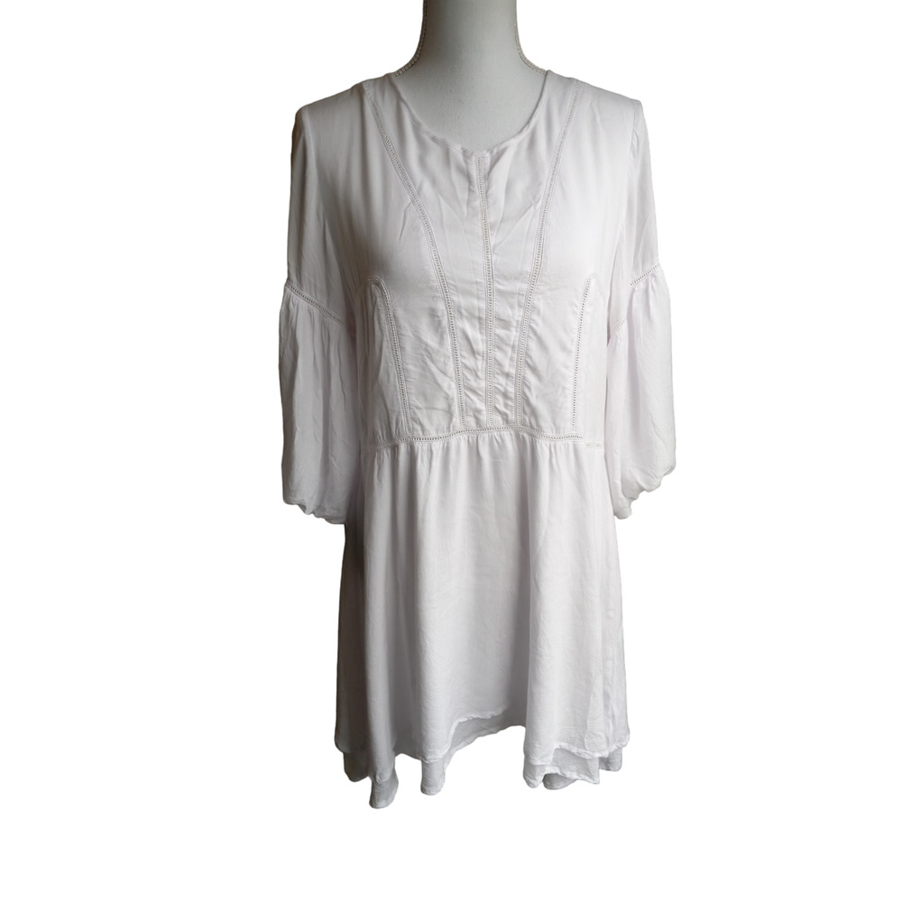 AURA the Label White Mini Dress Size L